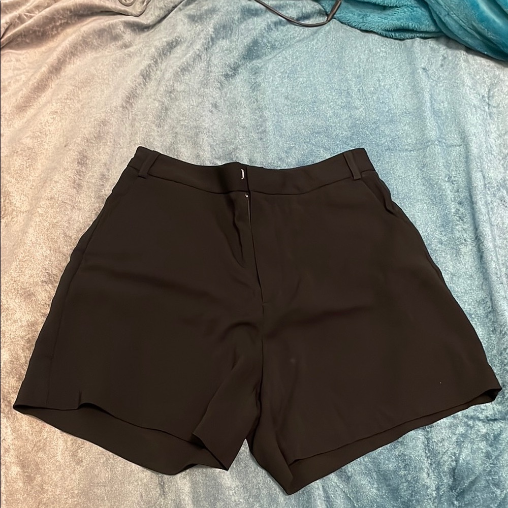 & Other Stories High Waist Black Shorts